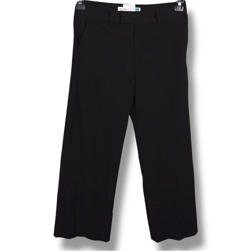 Y2K Era Vintage Size 1 Short Old Navy Dress Pants Stretch At Waist Wide Leg